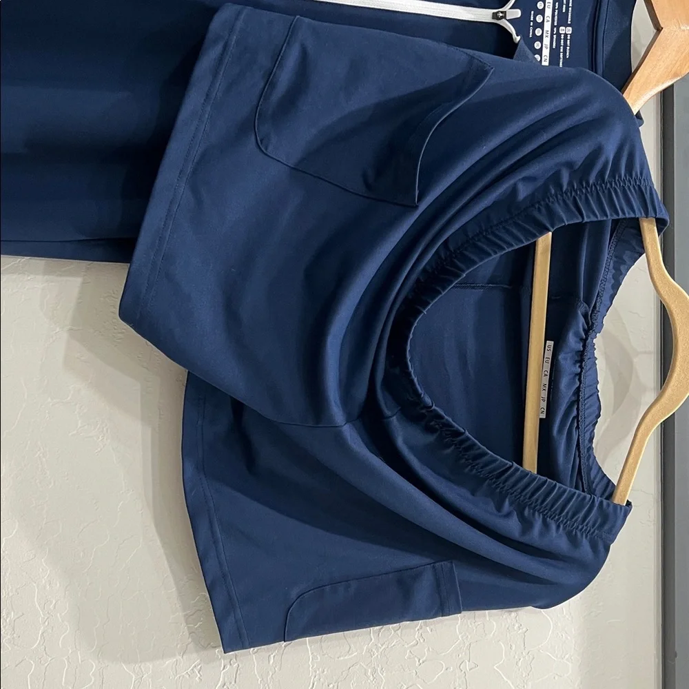 Navy Zip-Front Golf or Leisure Dress - Picture 6 of 6